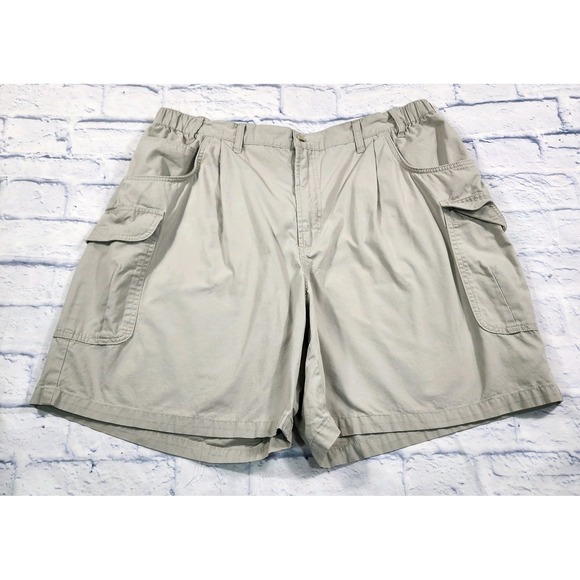 Columbia Other - Columbia MENS SIZE 42 Tan Cargo Shorts XM4071 Dad 8" Inseam Hiking Outdoor